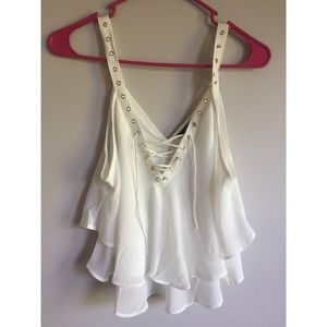 Forever 21 white tank top